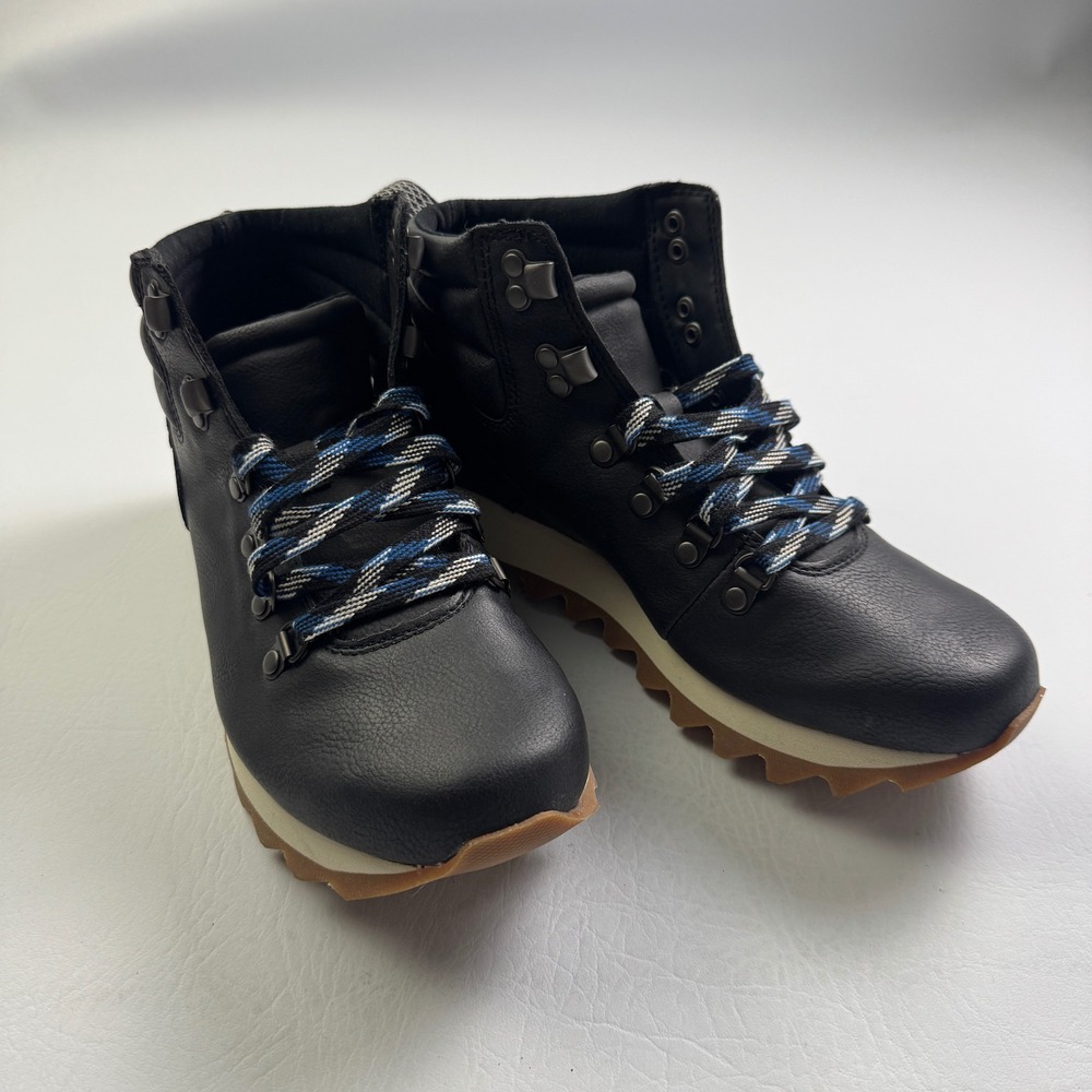 Merrell Alpine Hiker Womens Black Imitation Leather Boots J003594 Size 8.5